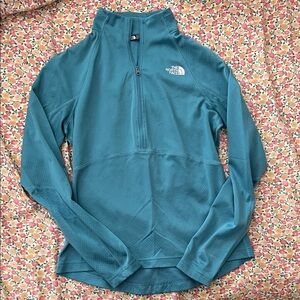 The North Face Blue Quarter-Zip Pullover